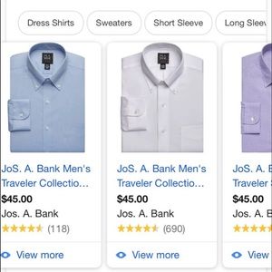 Jos A Bank slim fit button up